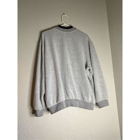 Women's Size L Dog Made In USA Bon Worth Gray Fall Sweatshirt - Picture 3 of 3